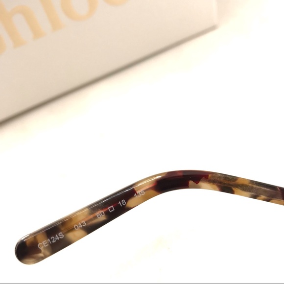 CHLOE ROUND FRAME  SILVER METAL OVERSIZED SUNGLASSES WITH CASE NIB - Picture 9 of 16